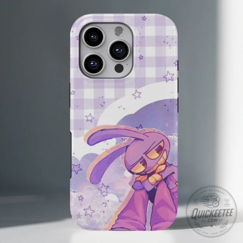 The Amazing Digital Circus Jax Purple Bunny Character Phone Case