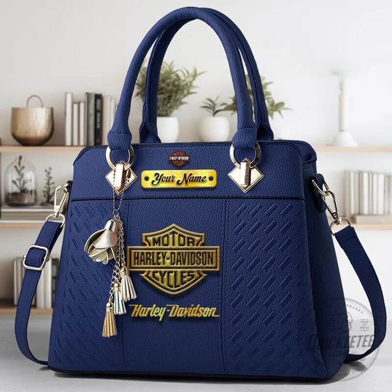 Harley-Davidson Motorcycle Pink Custom Name Leather Handbag 12 Harley-Davidson Motorcycle Pink Custom Name Leather Handbag
