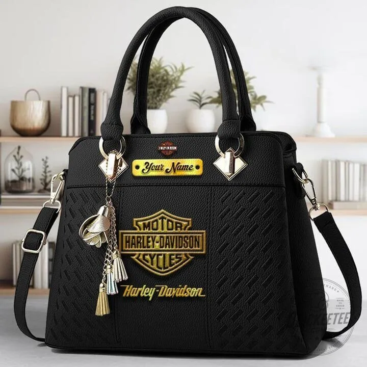 Harley-Davidson Motorcycle Pink Custom Name Leather Handbag 13 Harley-Davidson Motorcycle Pink Custom Name Leather Handbag