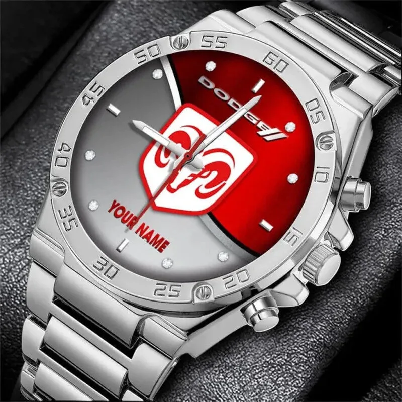Dodge Ram Logo Personalized Custom Name Steel Fashion Watch 7 Dodge Ram Logo Personalized Custom Name Steel Fashion Watch