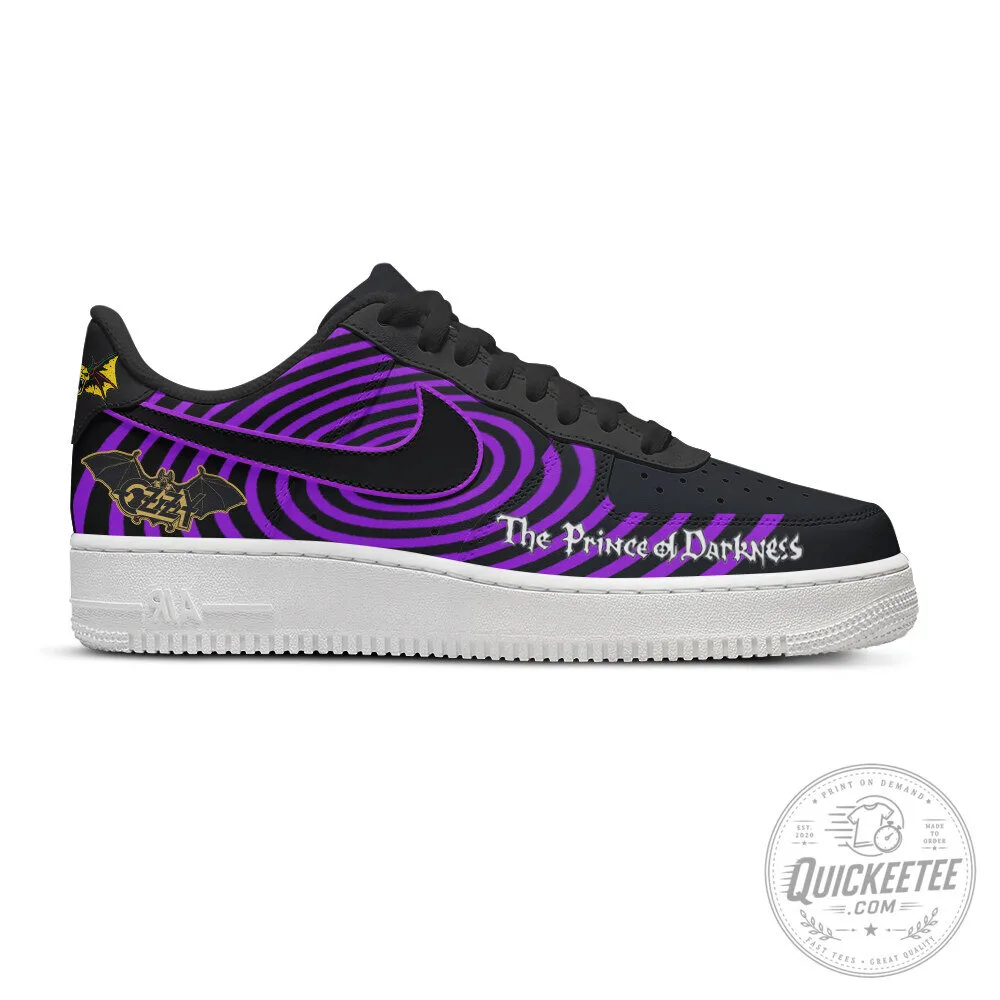 Ozzy Osbourne The Prince of Darkness Purple Swirl Custom Sneakers 9 Ozzy Osbourne The Prince of Darkness Purple Swirl Custom Sneakers