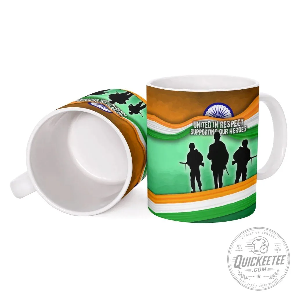 India Armed Forces Flag Day Patriotic Indian Military Ceramic Coffee Mug 11 India Armed Forces Flag Day Patriotic Indian Military Ceramic Coffee Mug