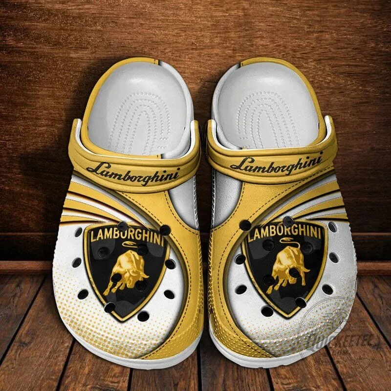 Lamborghini Red White Logo Classic Casual Slip-On Shoes 17 Lamborghini Red White Logo Classic Casual Slip-On Shoes