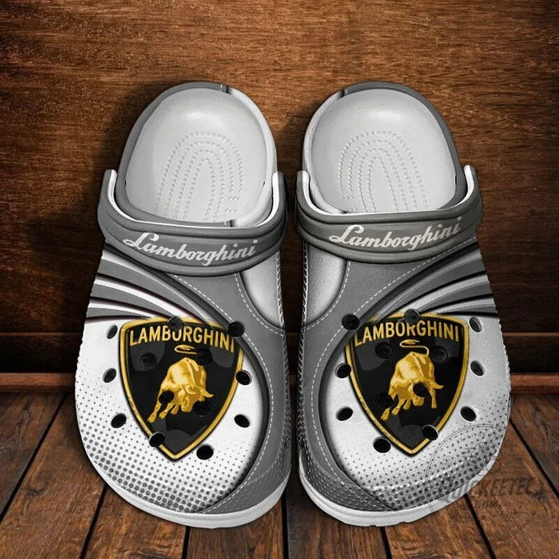 Lamborghini Red White Logo Classic Casual Slip-On Shoes 19 Lamborghini Red White Logo Classic Casual Slip-On Shoes