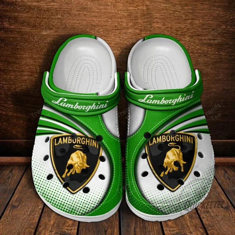 Lamborghini Red White Logo Classic Casual Slip-On Shoes 23 Lamborghini Red White Logo Classic Casual Slip-On Shoes