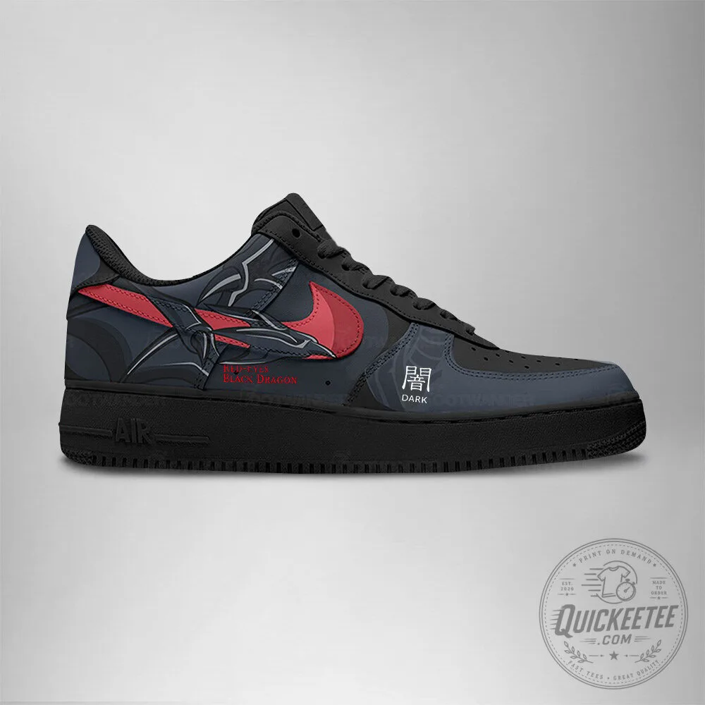 Red-Eyes Black Dragon Yu-Gi-Oh! Custom Anime Gaming Fan Art Shoes 8 Red-Eyes Black Dragon Yu-Gi-Oh! Custom Anime Gaming Fan Art Shoes