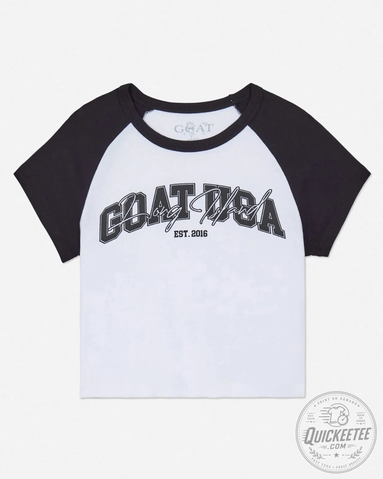 GOAT USA Est. 2016 Graphic Print Youth Baseball Style T-Shirt 3 GOAT USA Est. 2016 Graphic Print Youth Baseball Style T-Shirt