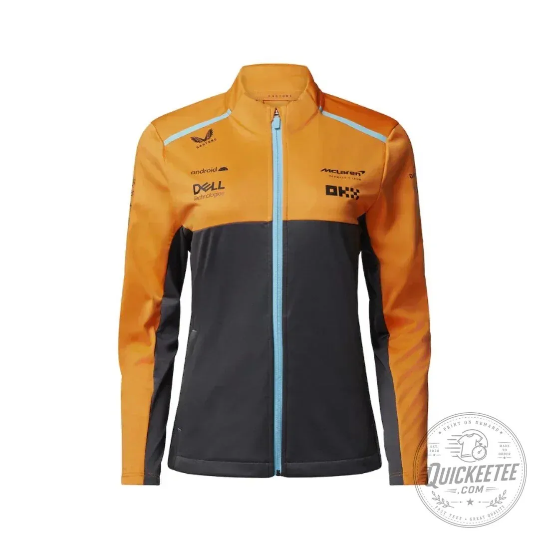 McLaren Formula 1 Team 2023 Castore Android Dell Technologies Softshell Jacket 5 McLaren Formula 1 Team 2023 Castore Android Dell Technologies Softshell Jacket
