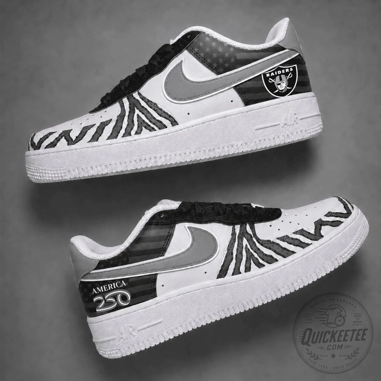 Las Vegas Raiders NFL 250 Years Of Freedom Limited Edition Sneakers