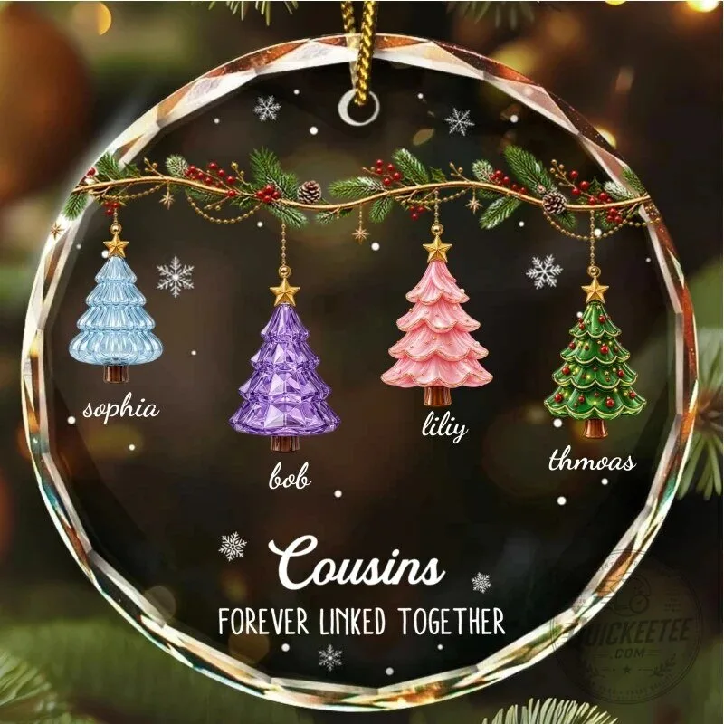 Personalized Brother and Sister Forever Linked Together Christmas Ornament 29 Personalized Brother and Sister Forever Linked Together Christmas Ornament