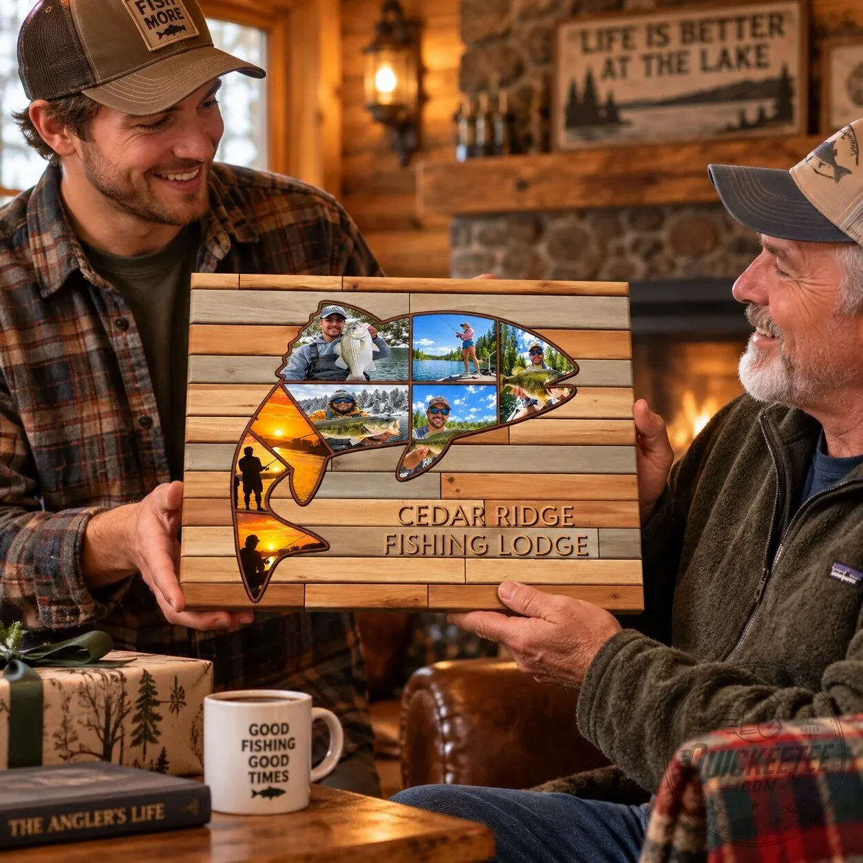 Personalized Bass Fishing Photo Collage Wall Art for Fisherman Gift 15 Personalized Bass Fishing Photo Collage Wall Art for Fisherman Gift