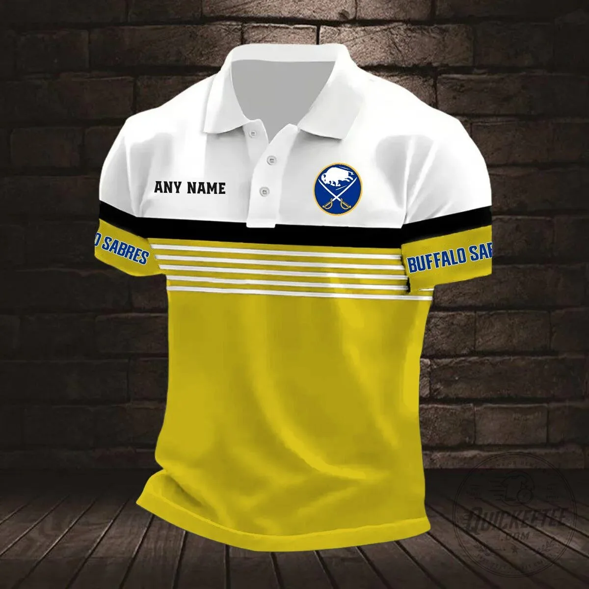 Buffalo Sabres Personalized Name Striped Multi Color Polo Shirt 19 Buffalo Sabres Personalized Name Striped Multi Color Polo Shirt