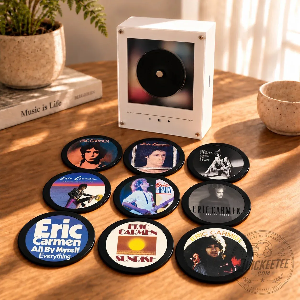 Eric Carmen Mini CD Player Light with Album Art Discs - Pop Rock Music Merchandise 8 Eric Carmen Mini CD Player Light with Album Art Discs - Pop Rock Music Merchandise