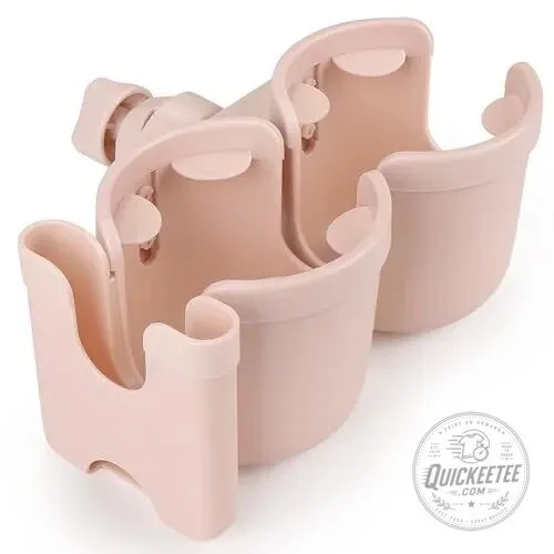 Universal Stroller Cup Holder with Phone Holder Attachment