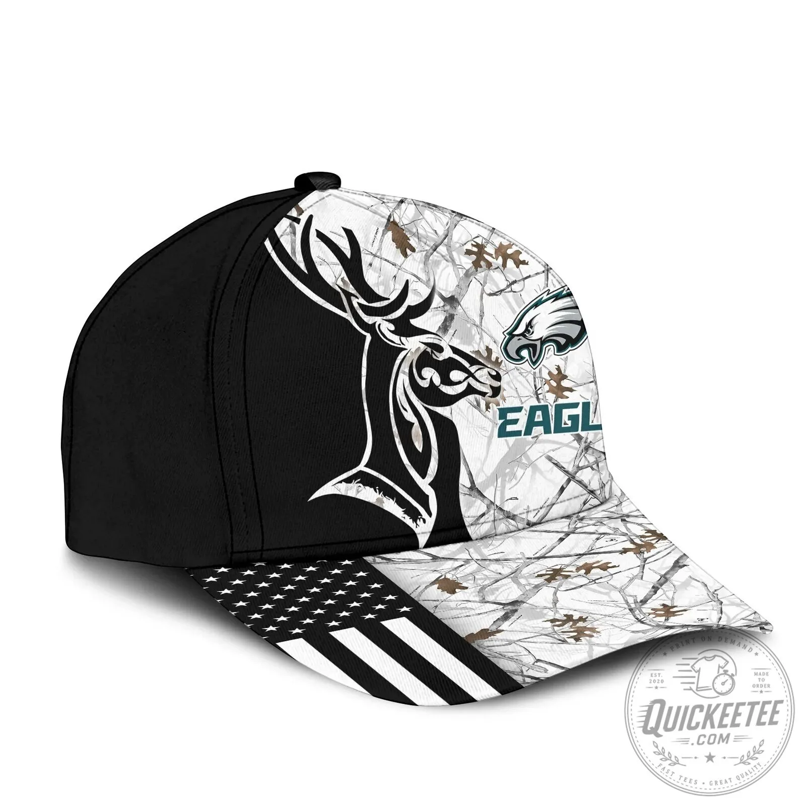 Philadelphia Eagles Deer Hunting Camouflage American Flag Cap Hat 11 Philadelphia Eagles Deer Hunting Camouflage American Flag Cap Hat