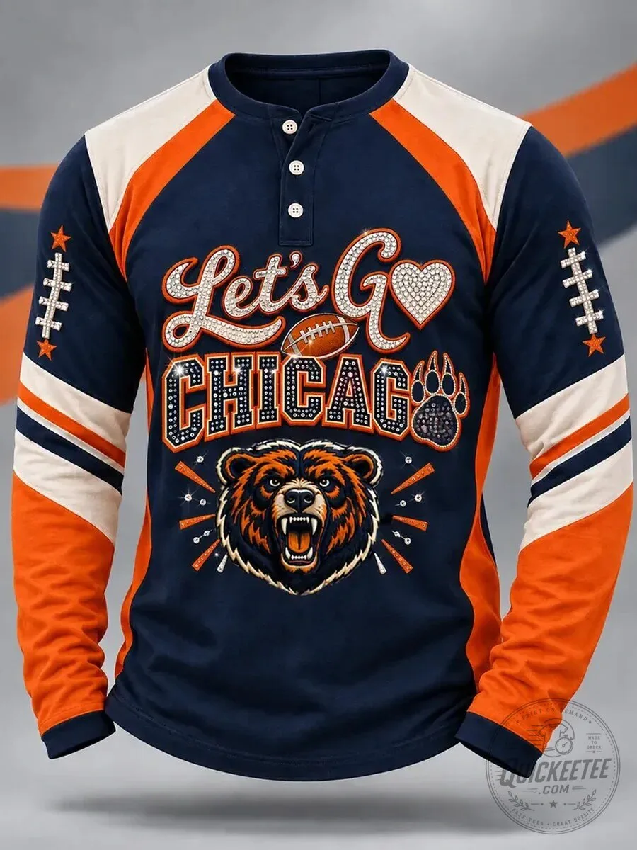 Chicago Bears Gameday Long Sleeve T-Shirt for Football Fans