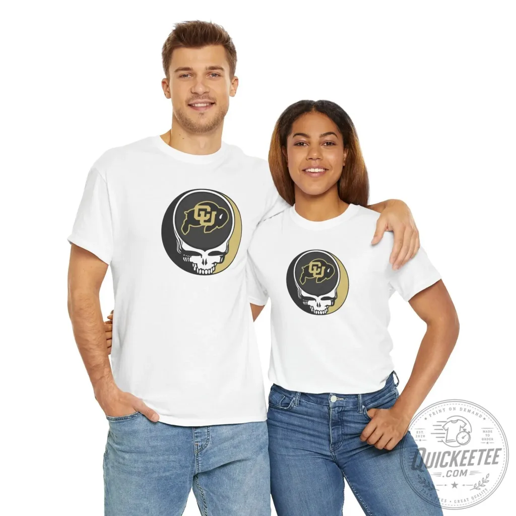 University of Colorado Boulder Grateful Dead Steal Your Face T-Shirt University of Colorado Boulder Grateful Dead Steal Your Face T-Shirt
