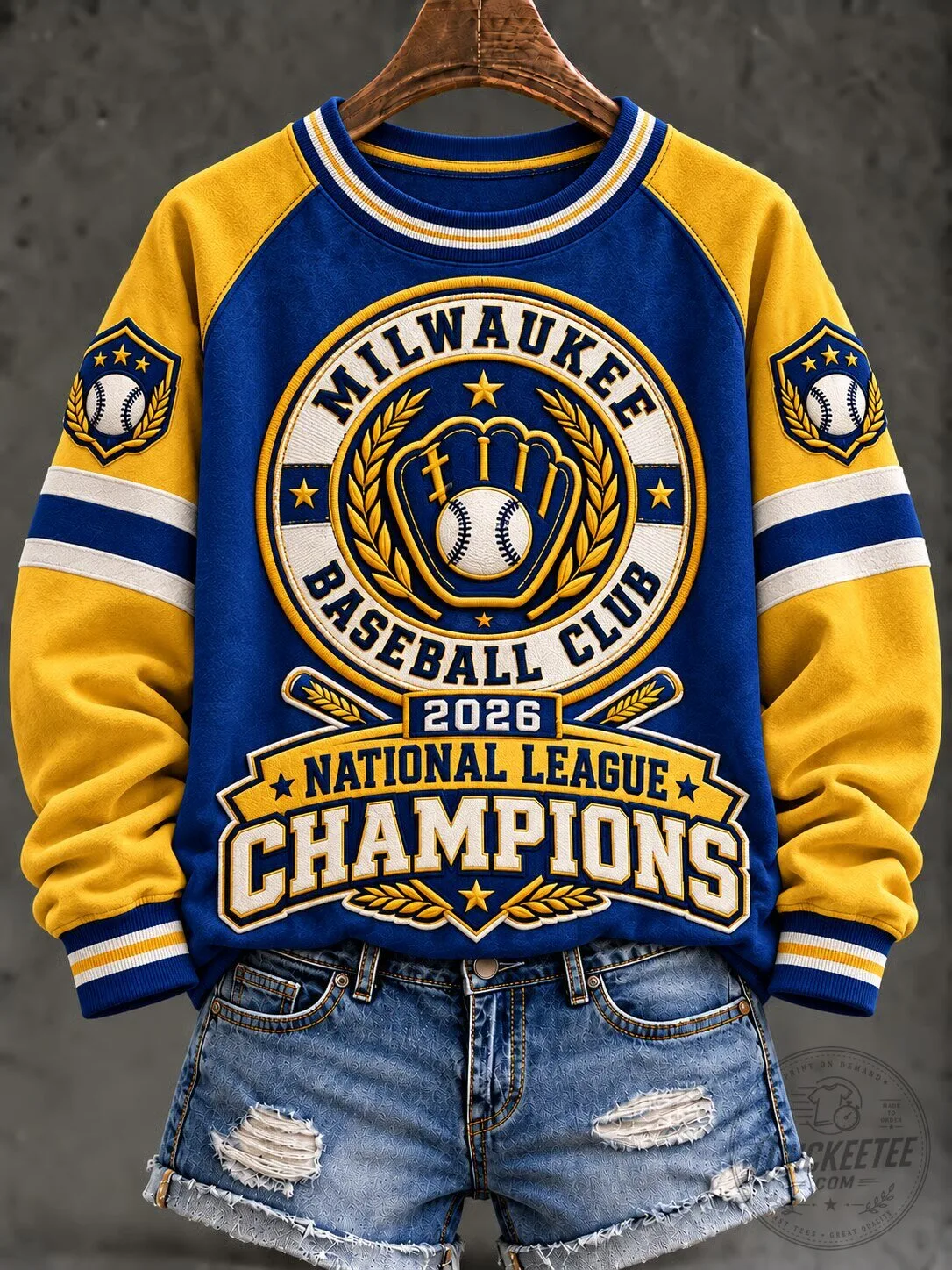 Milwaukee Baseball Club 2026 National League Champions Crewneck Sweatshirt