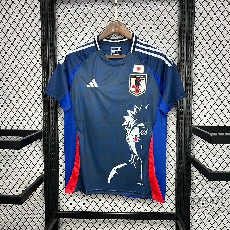Naruto Uzumaki Anime Soccer Jersey for Japan National Football Team 10 Naruto Uzumaki Anime Soccer Jersey for Japan National Football Team