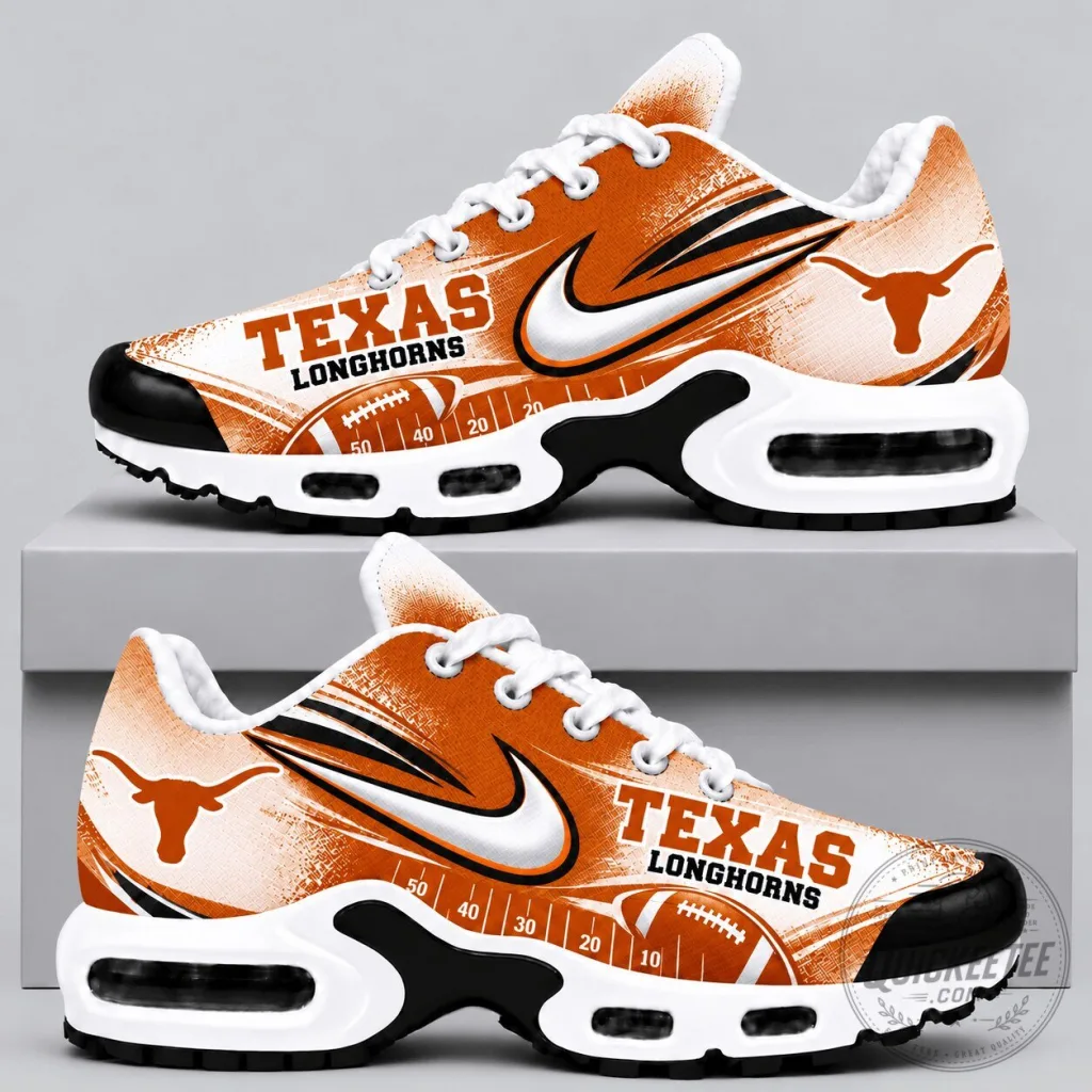 Texas Longhorns NCAA Football Team Air Max Shoes for Game Day Texas Longhorns NCAA Football Team Air Max Shoes for Game Day