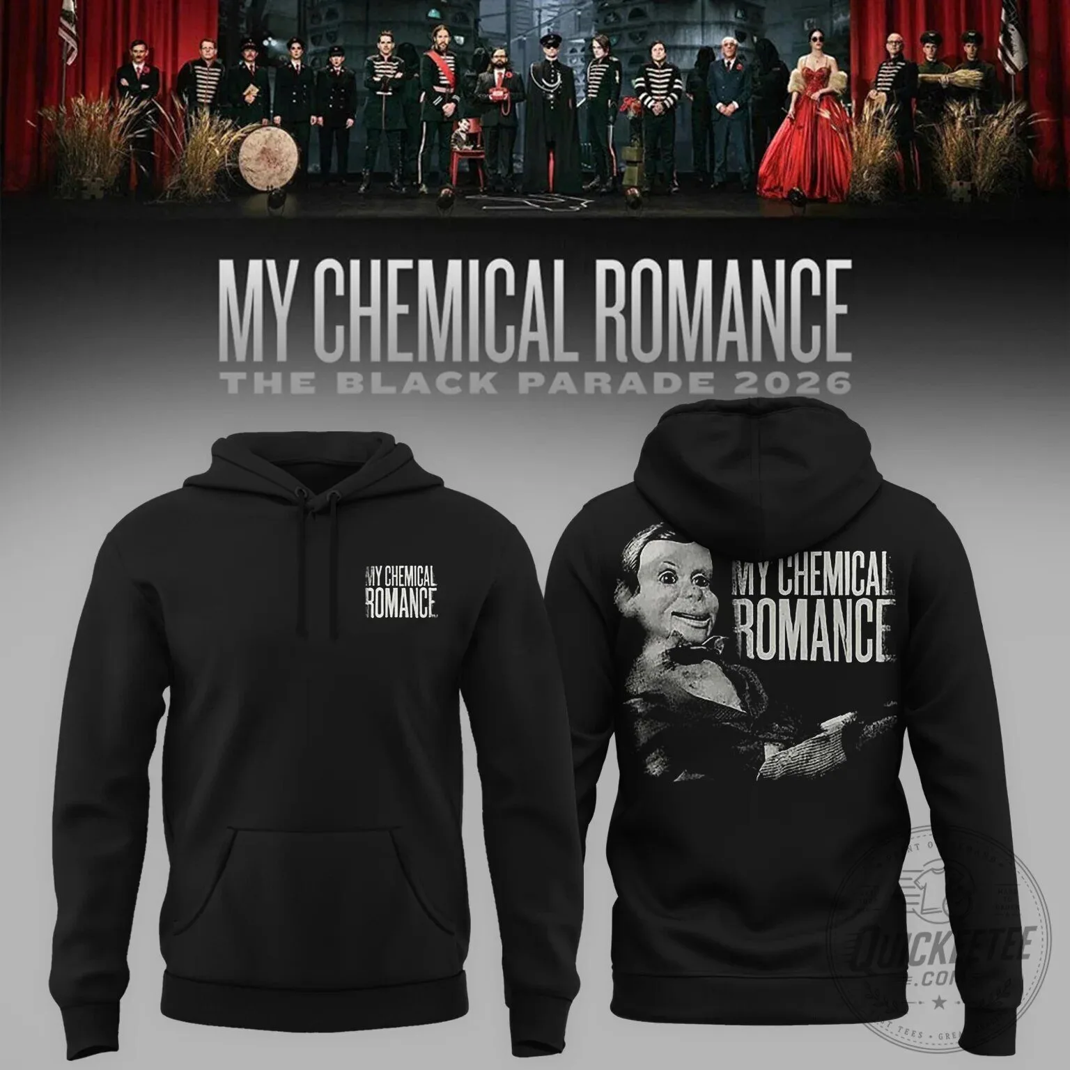 2026 Concert Hoodie for My Chemical Romance - The Black Parade, Los Angeles 2 2026 Concert Hoodie for My Chemical Romance - The Black Parade, Los Angeles