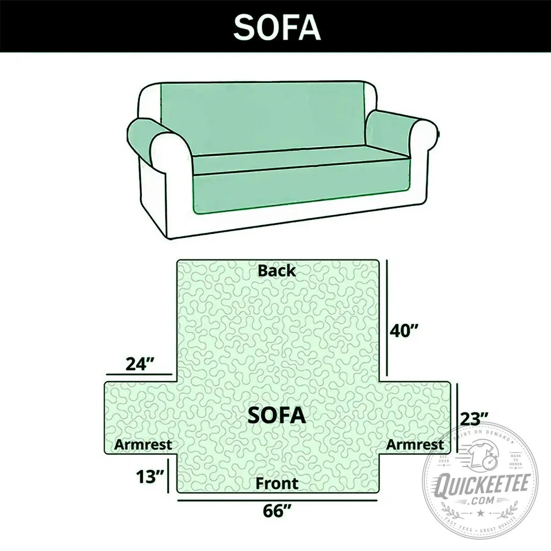 Black Cat Garden Patchwork Quilted Sofa Cover for Recliner Chair 17 Black Cat Garden Patchwork Quilted Sofa Cover for Recliner Chair