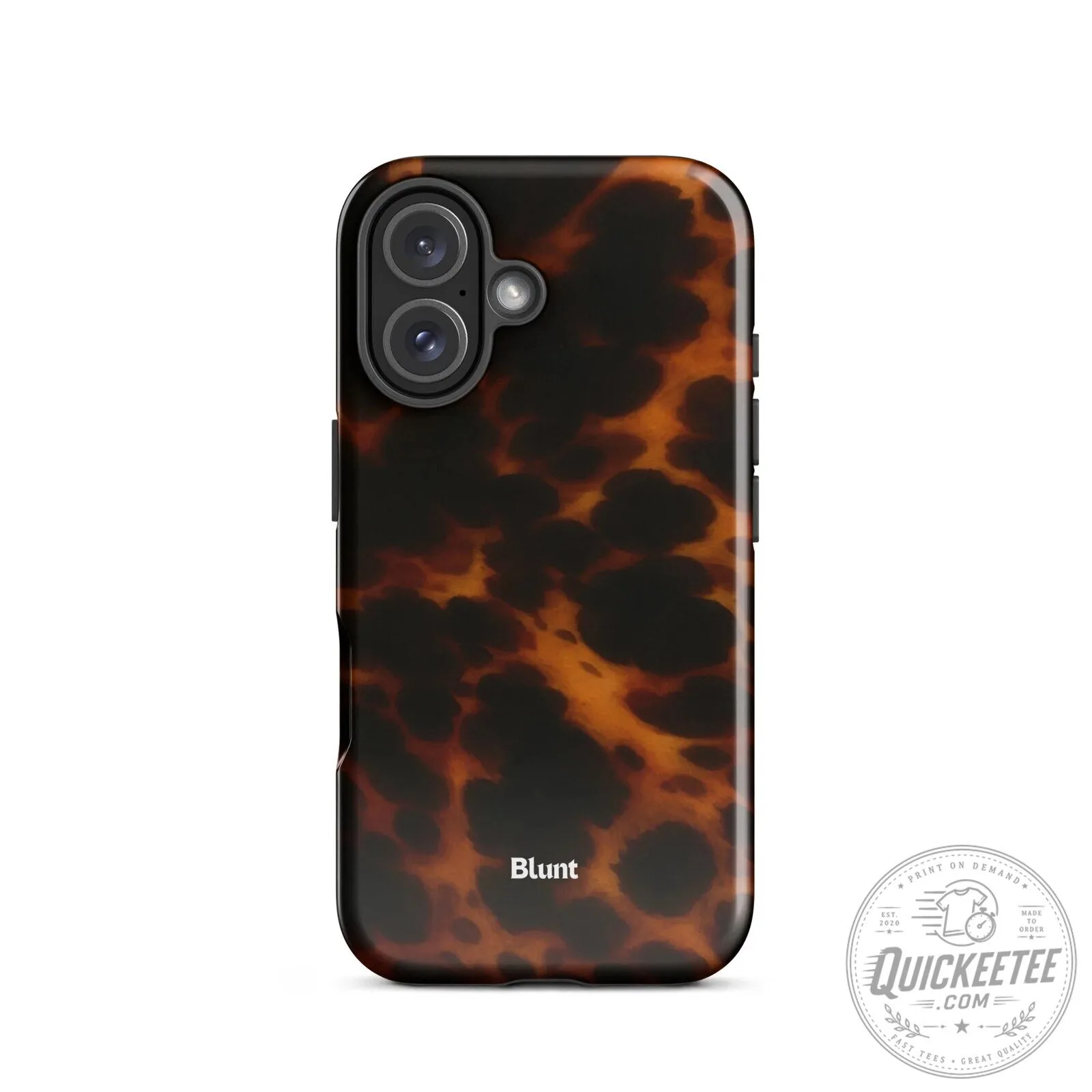 Ember Tortoiseshell Pattern iPhone Case for Apple Smartphone Protection