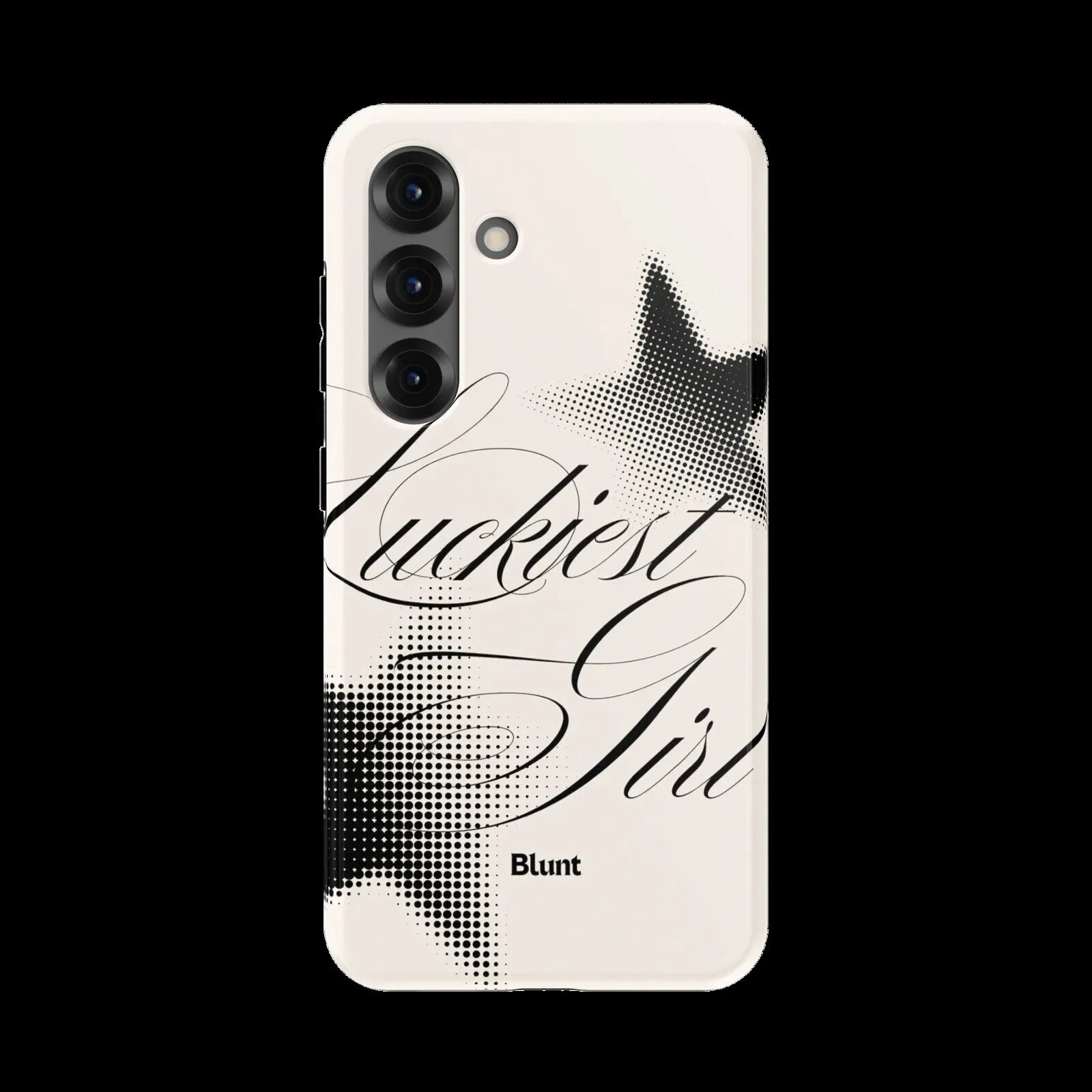 Luckiest Girl Blunt Star Pattern Samsung Phone Case